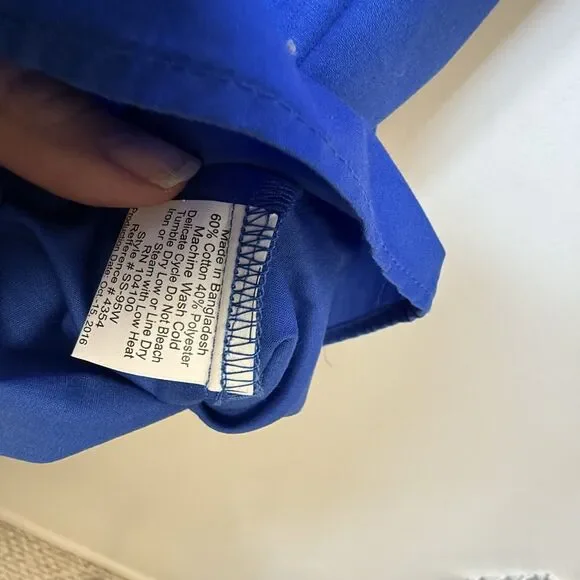 Gioberti Men Shirt Pearl Snap Size L Blue Short Sleeve Western Rodeo - Picture 4 of 4